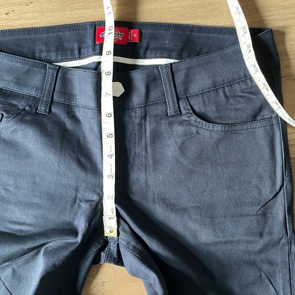 Dickies Girl 5 Pocket Classic Skinny NWT Dark Navy (Dickies HH164) Size 11 - Picture 4 of 9